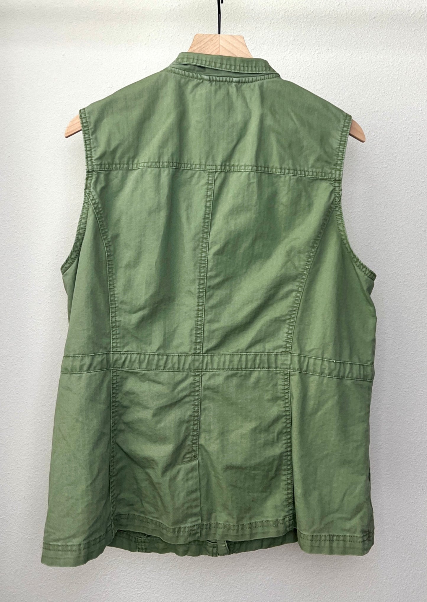 Green Zip Vest by Merona