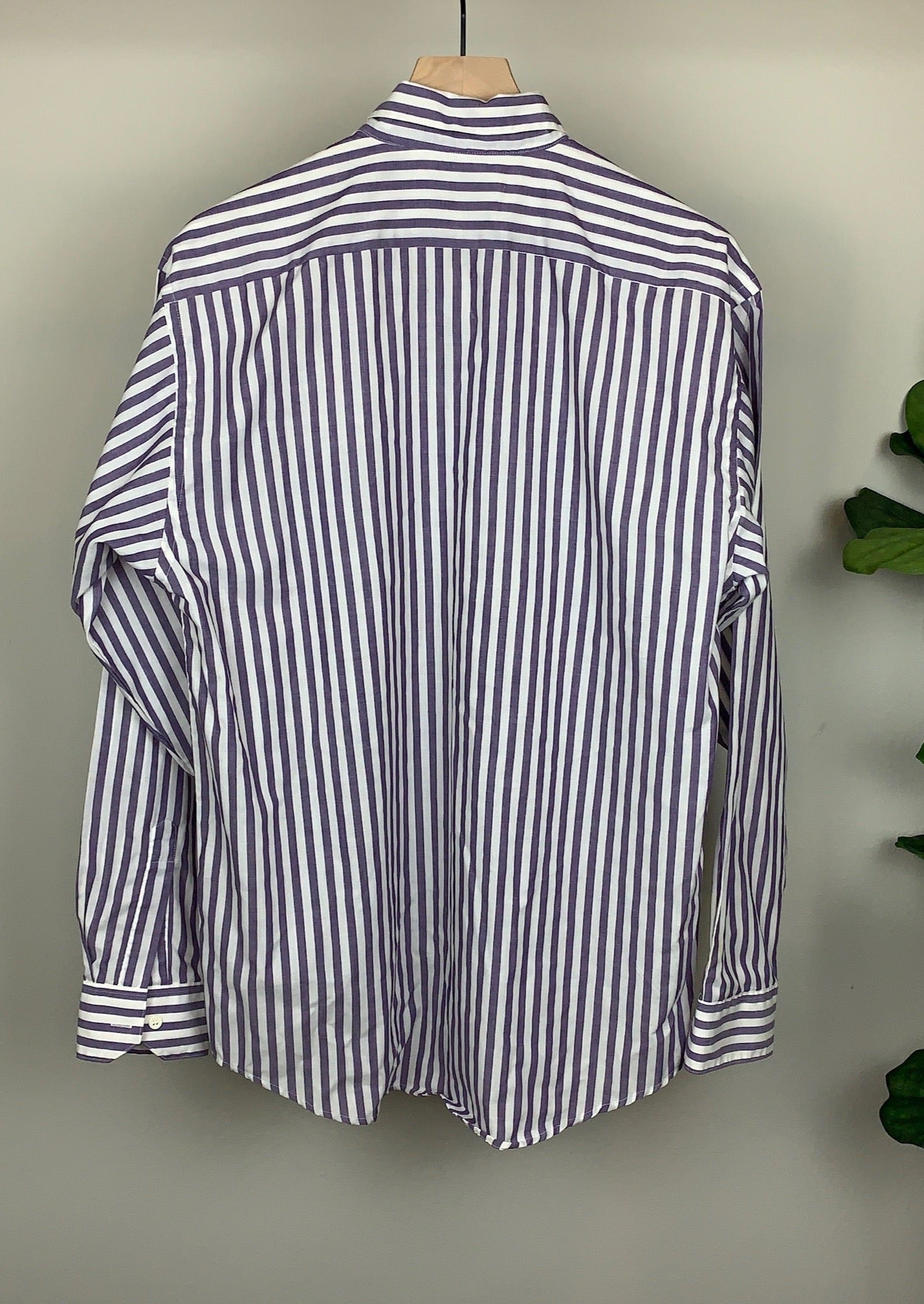 Royal Purple and White Stripes By Expressions