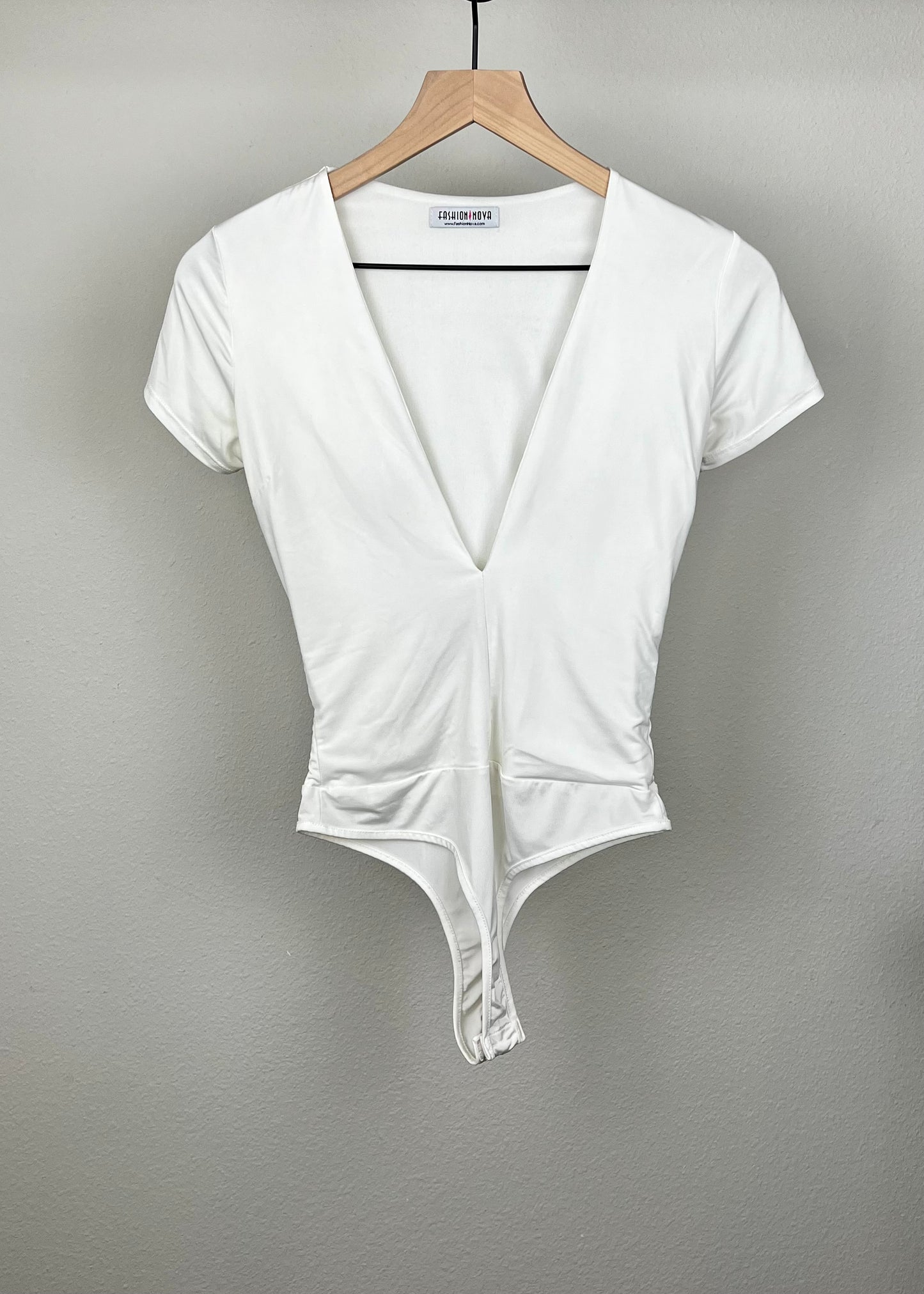 Low Cut Bodysuit By Fashion Nova