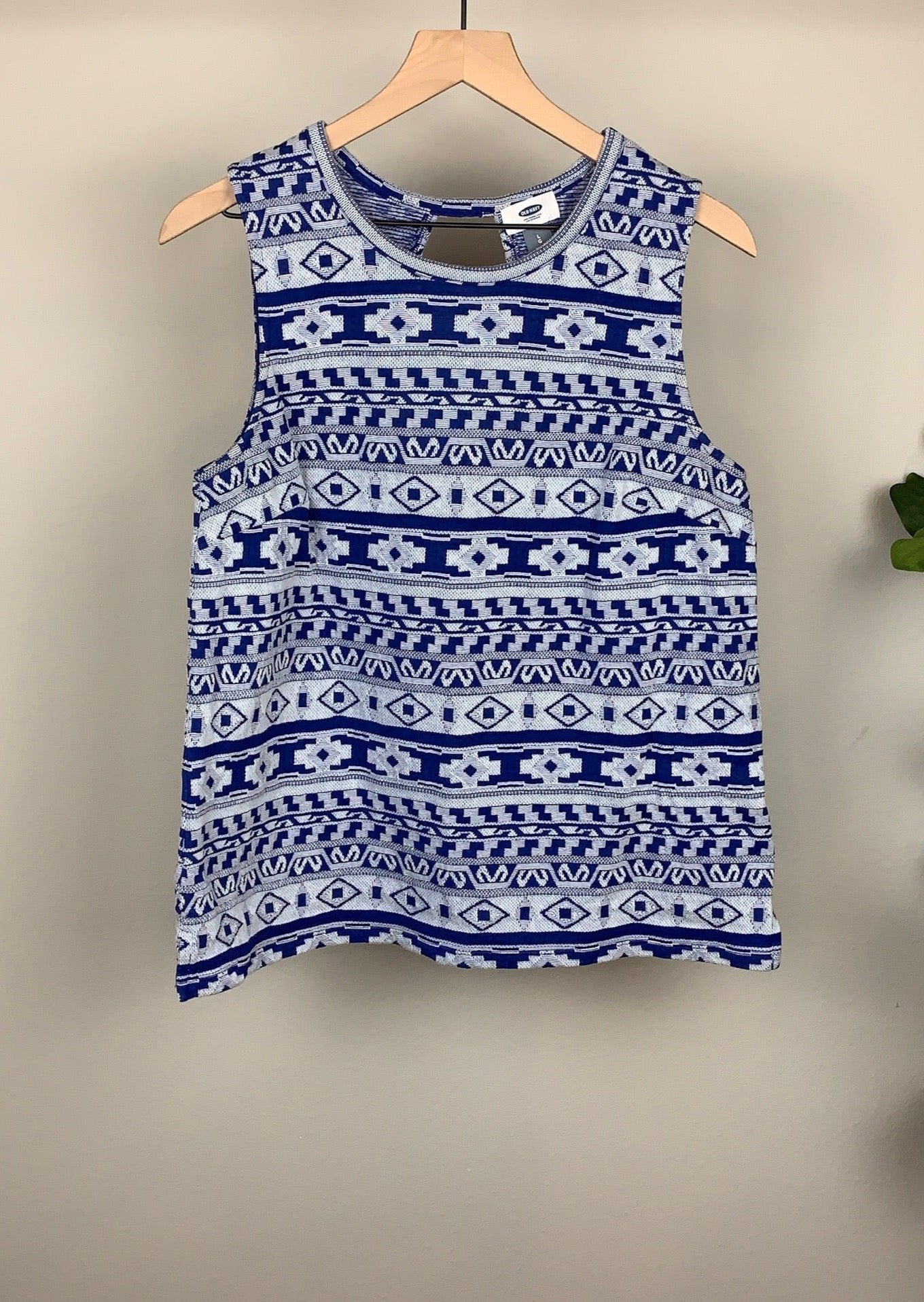 Blue Print Tanktop By Old Navy