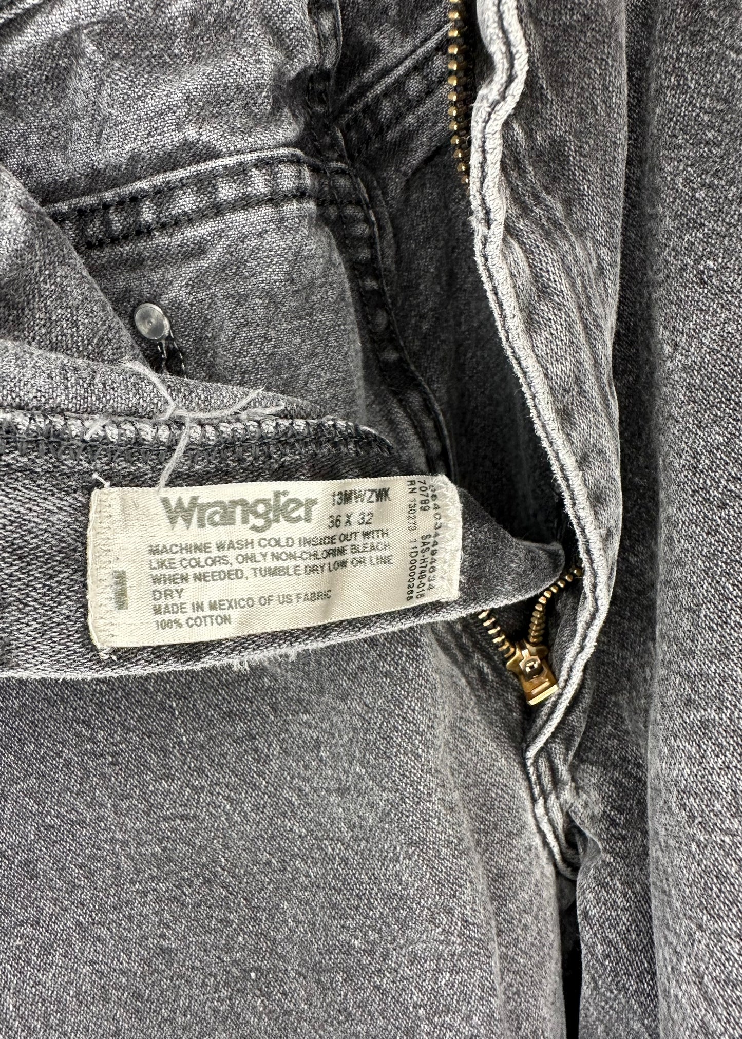 Vintage Washed Black Denim By Wrangler