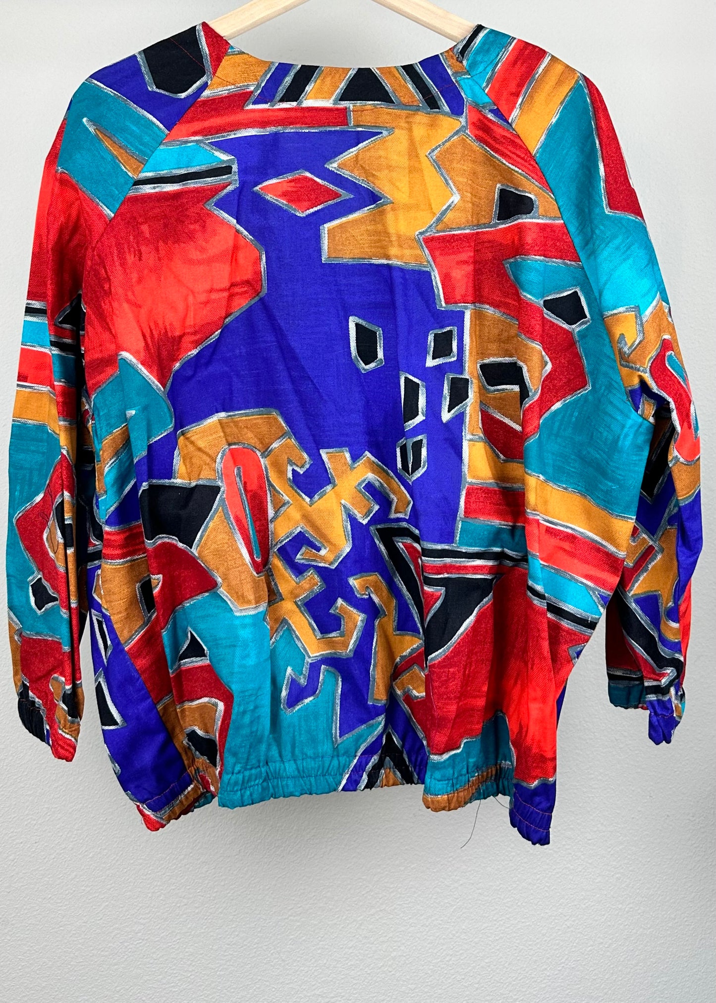 Aged Color Block Top