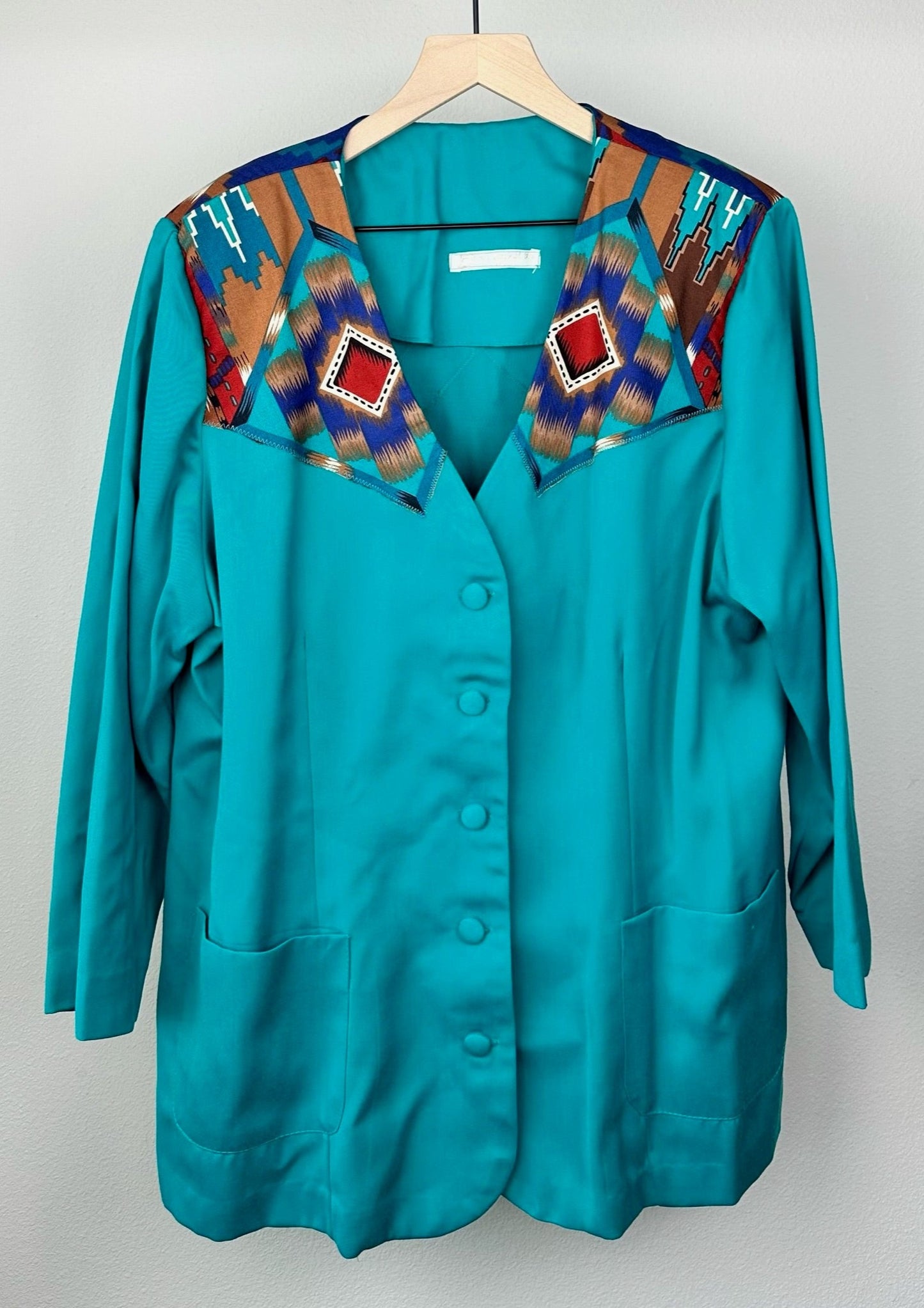 Soto Ana Tribal Print Blazer