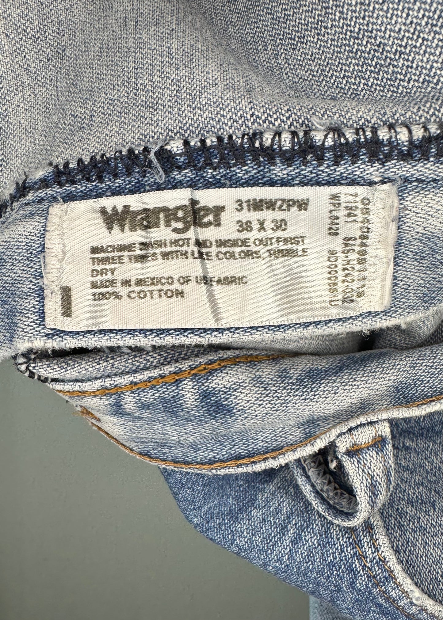 Light Wash Relaxed Denim By Wrangler