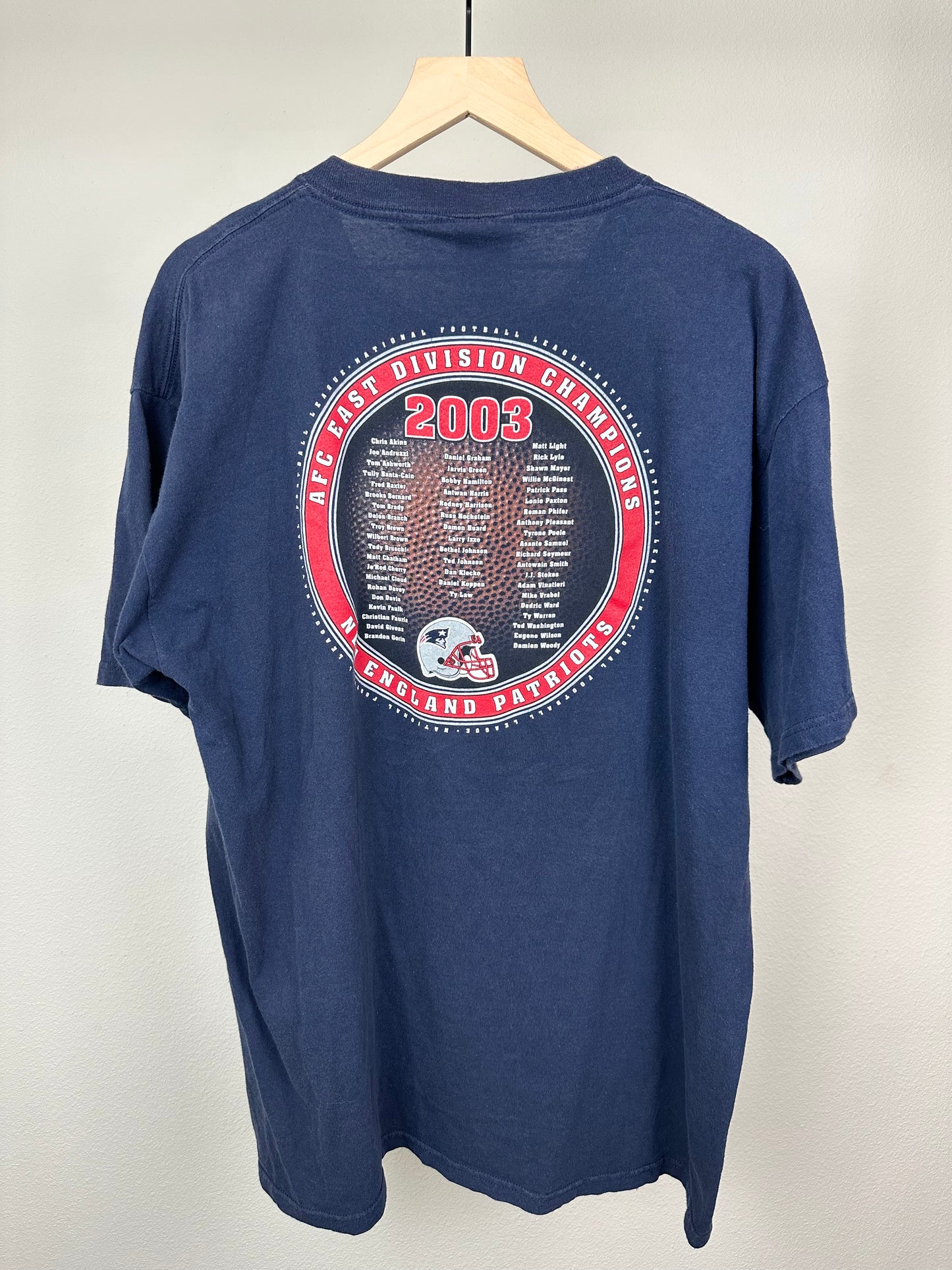 Tom Brady 2003 Classic Championship Team Shirt