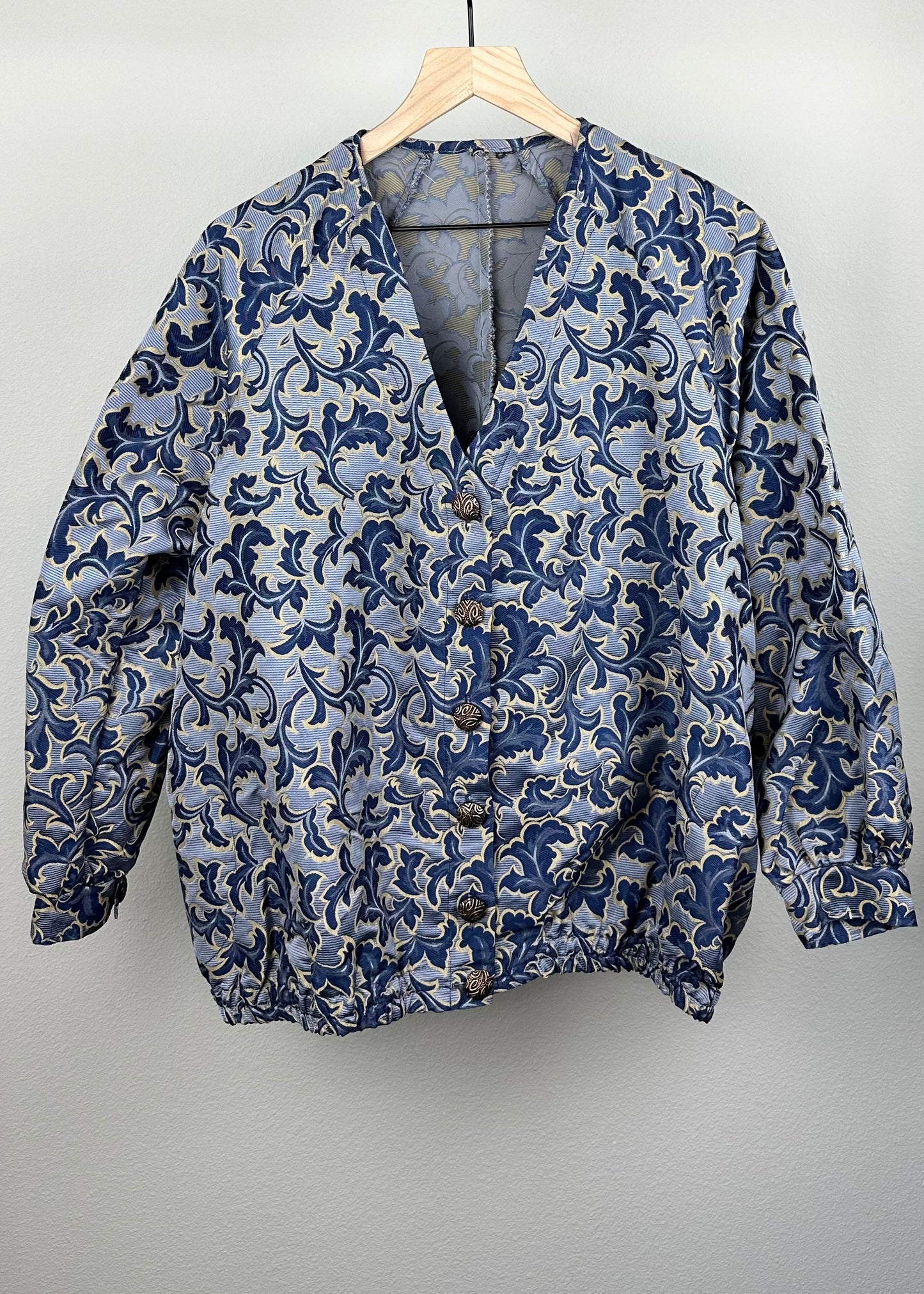 Two Shades Of Blue Custom Jacket