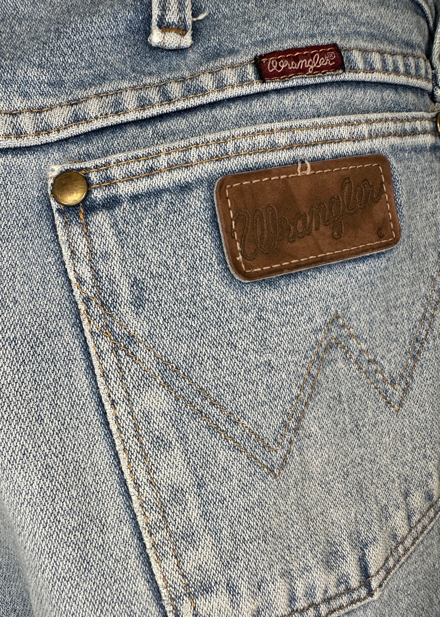 Light Wash Relaxed Denim By Wrangler