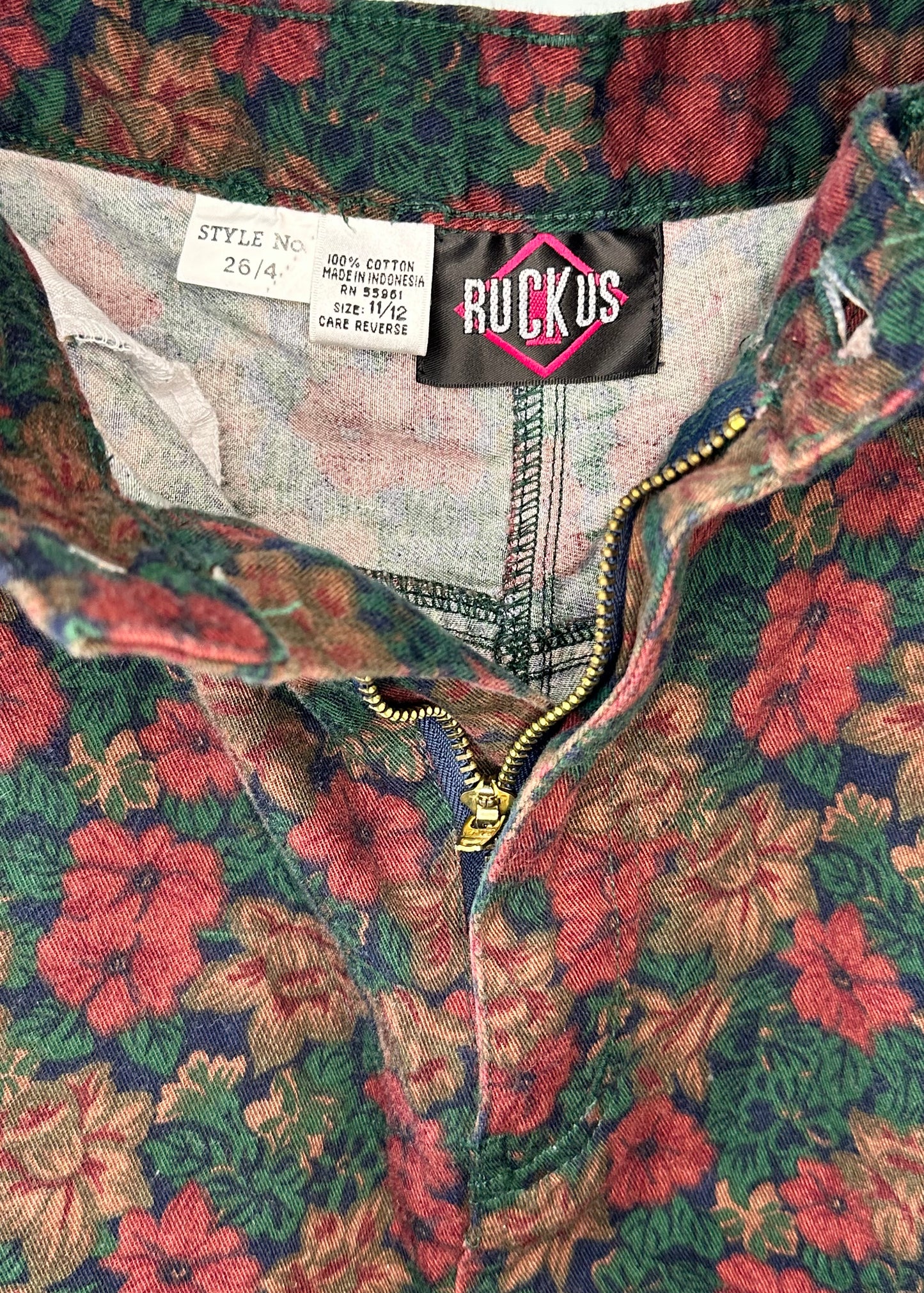 Vintage Flower Skirt by Ruckus