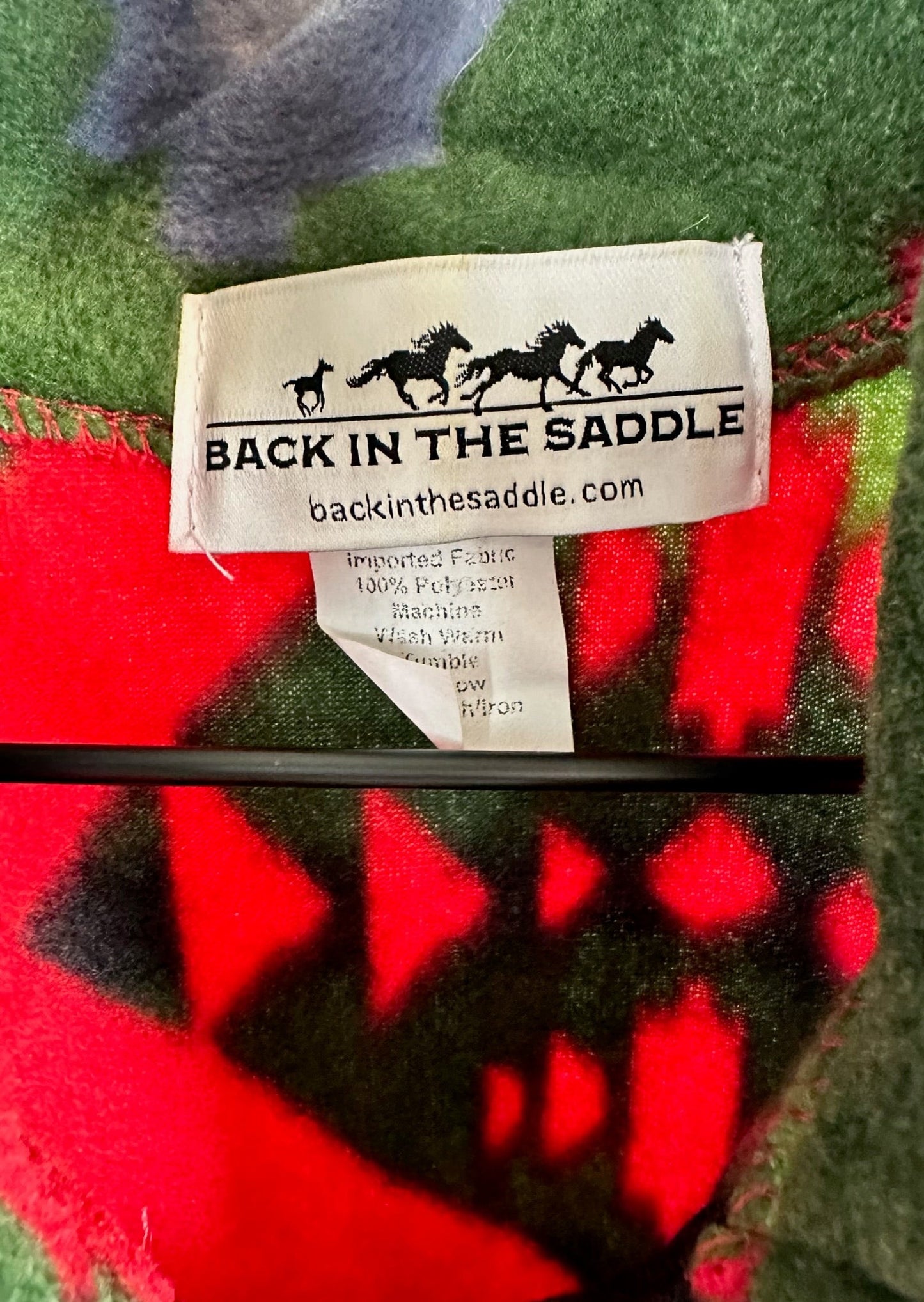 Back in the saddle western vest