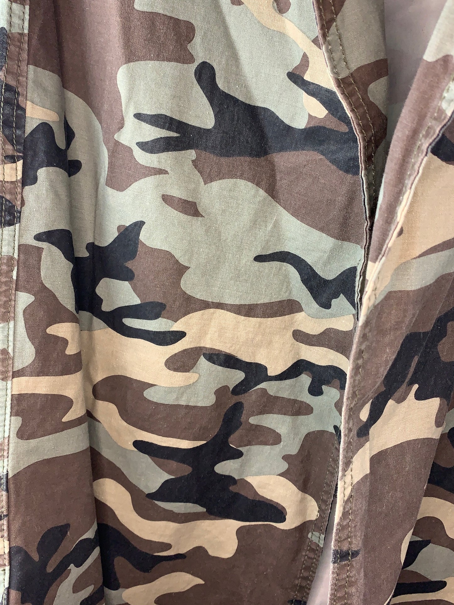 Front Tie Army Fatigue Jacket By Fashion Nova
