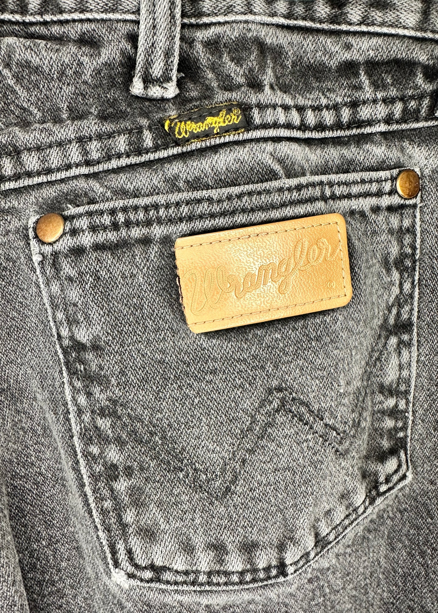 Vintage Washed Black Denim By Wrangler