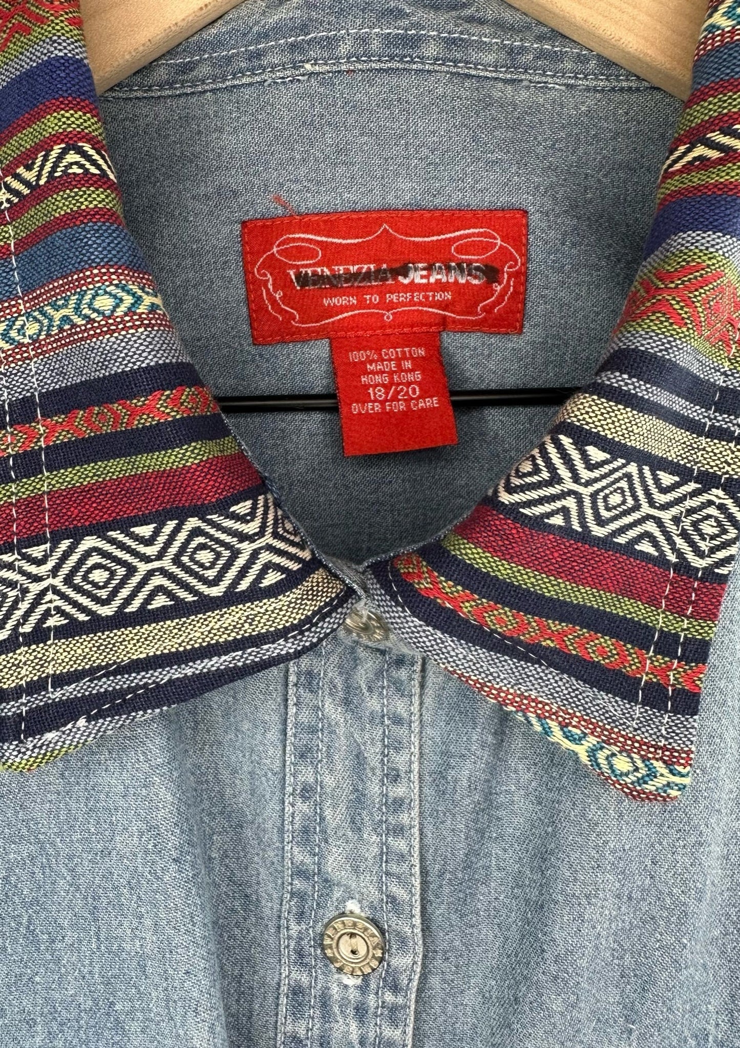 Venezia Denim Shirt-Skirt Set