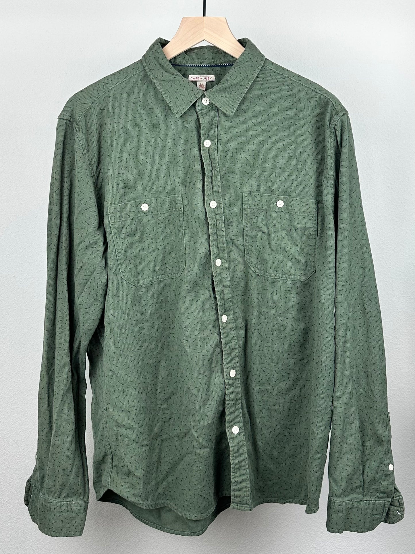 Green Button Up By Cape Juby