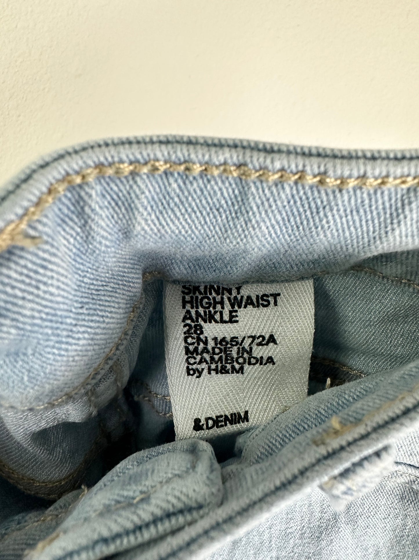 H&M Skinny High Waist Jeans