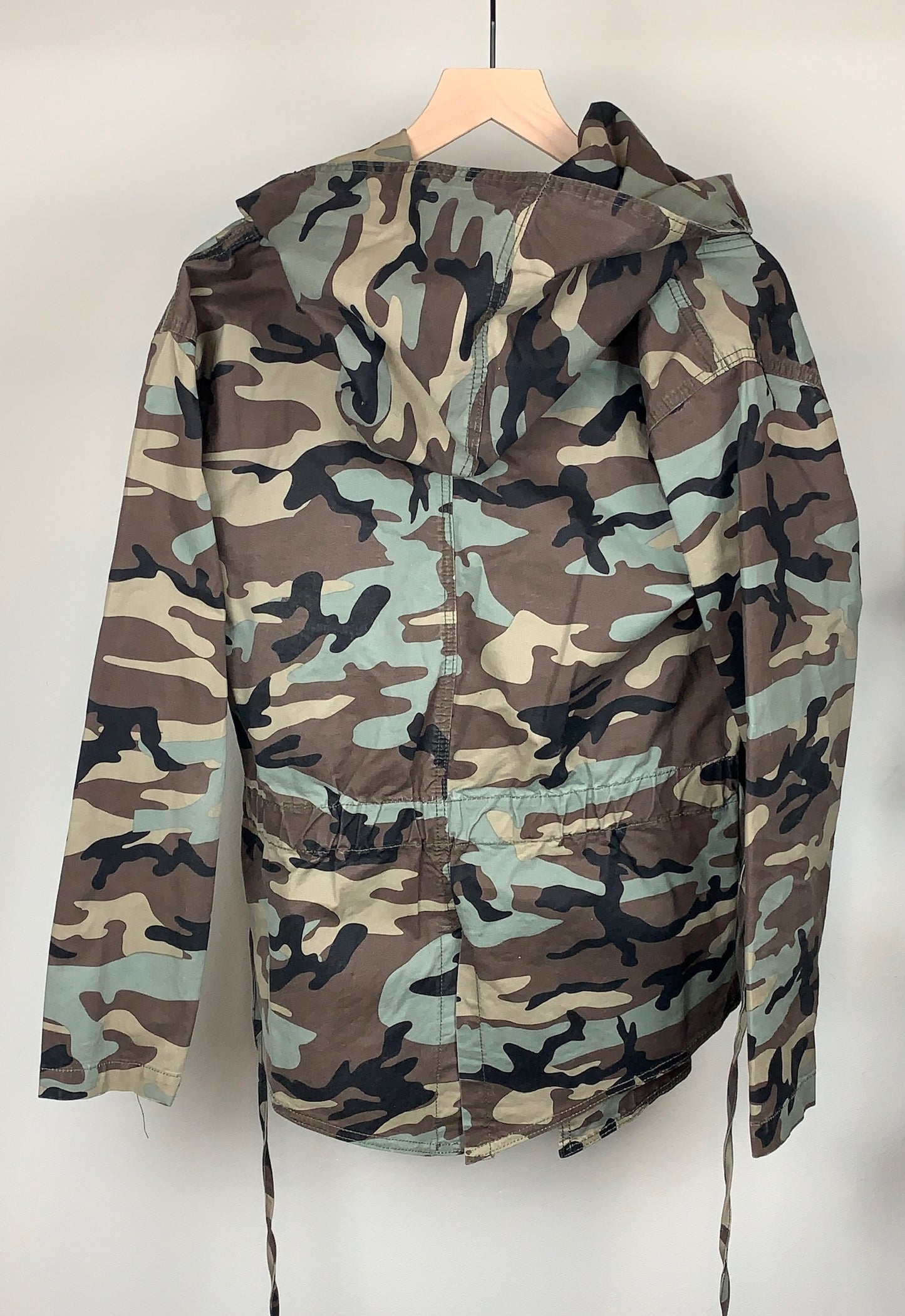 Front Tie Army Fatigue Jacket By Fashion Nova
