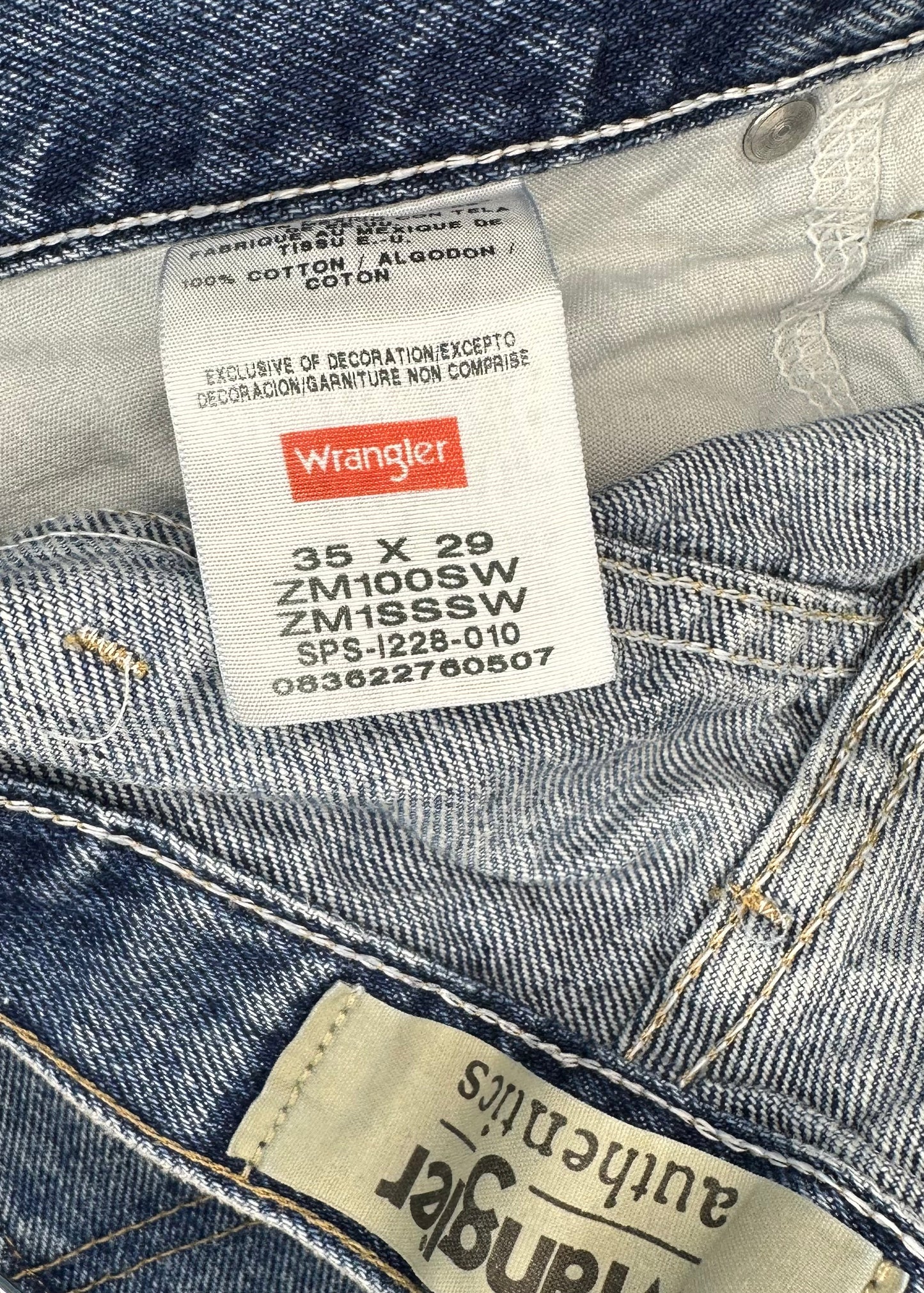 Authentic Blue Denim By Wrangler