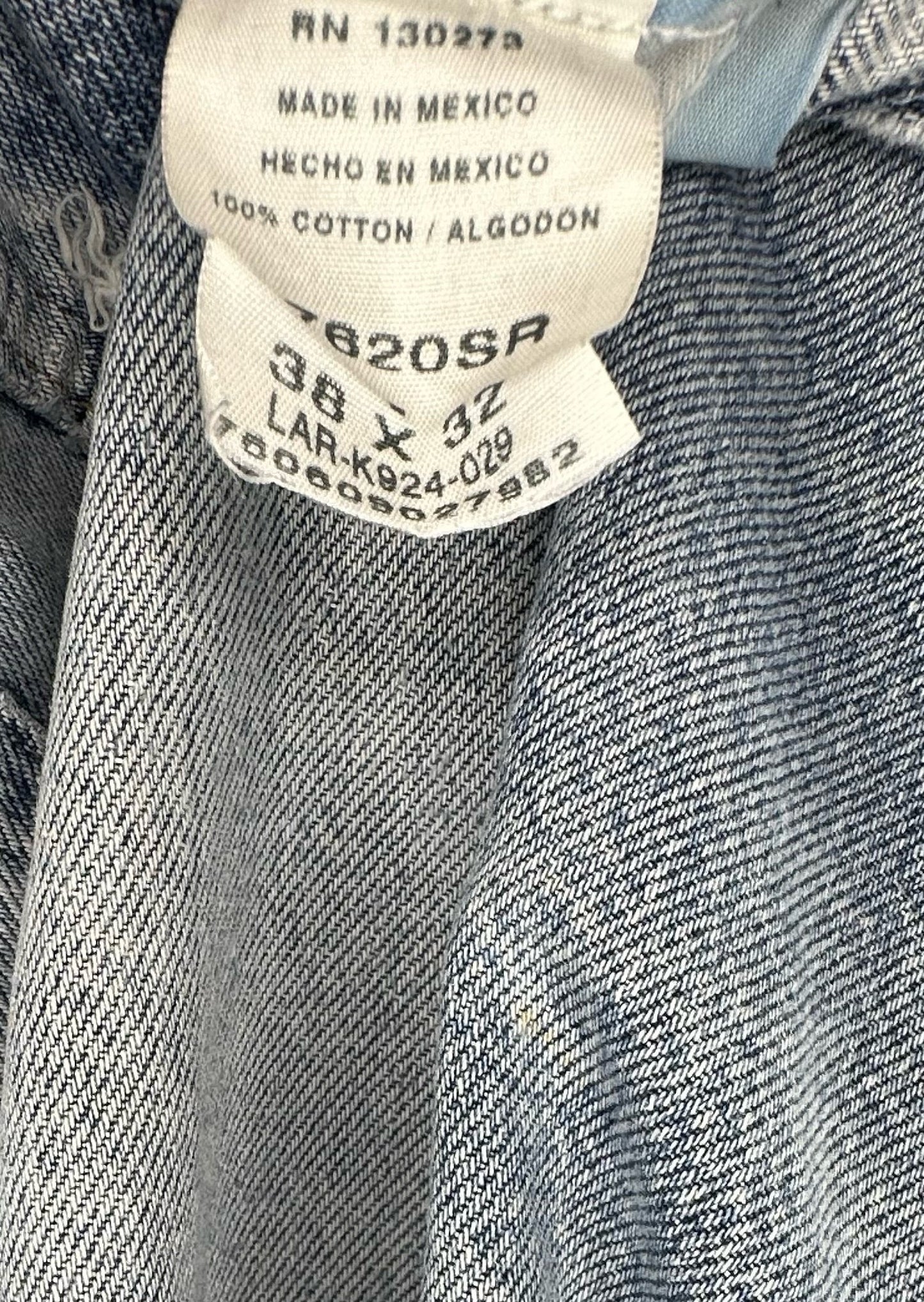 Rustler Ripped Blue Jeans