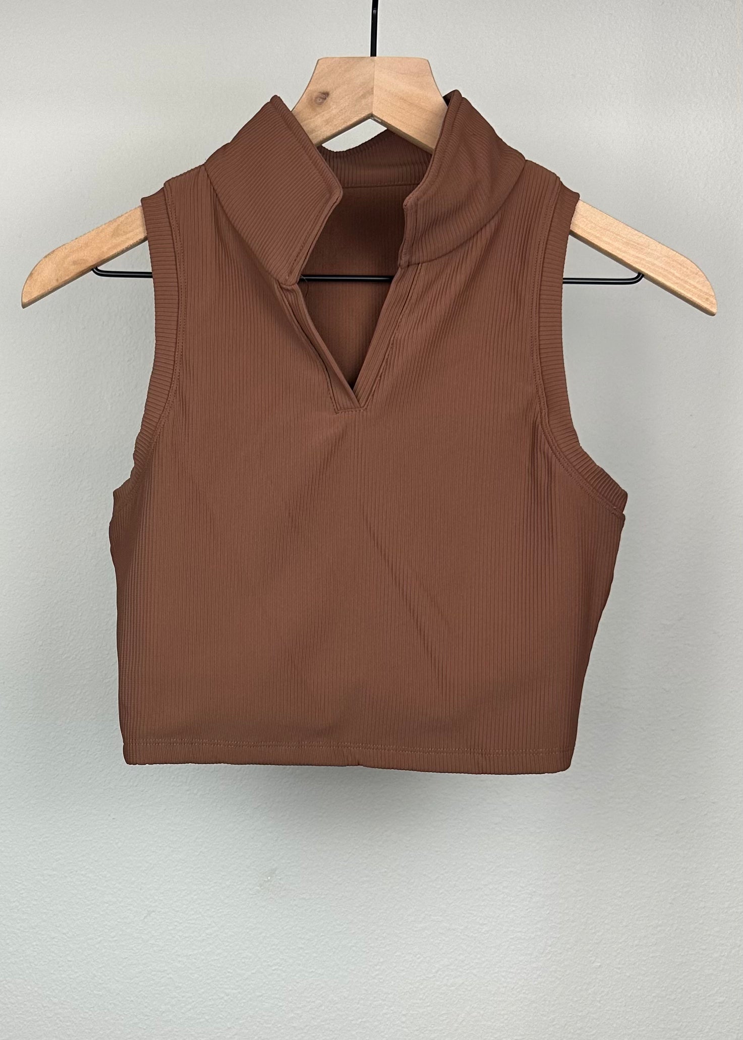 2 Piece Brown Short Set