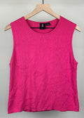Pink Sleeveless Shirt by G Knitwear