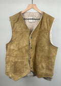 Leather and Wool Vest from Sears