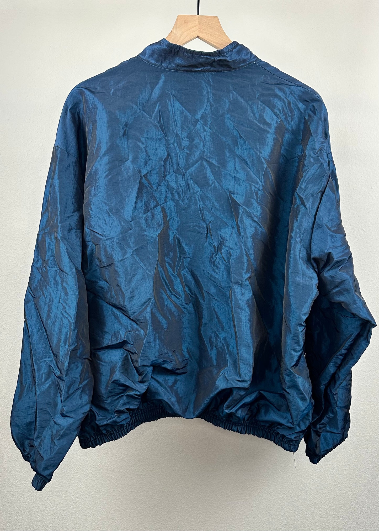 Blue Nylon Jacket By Surf Style