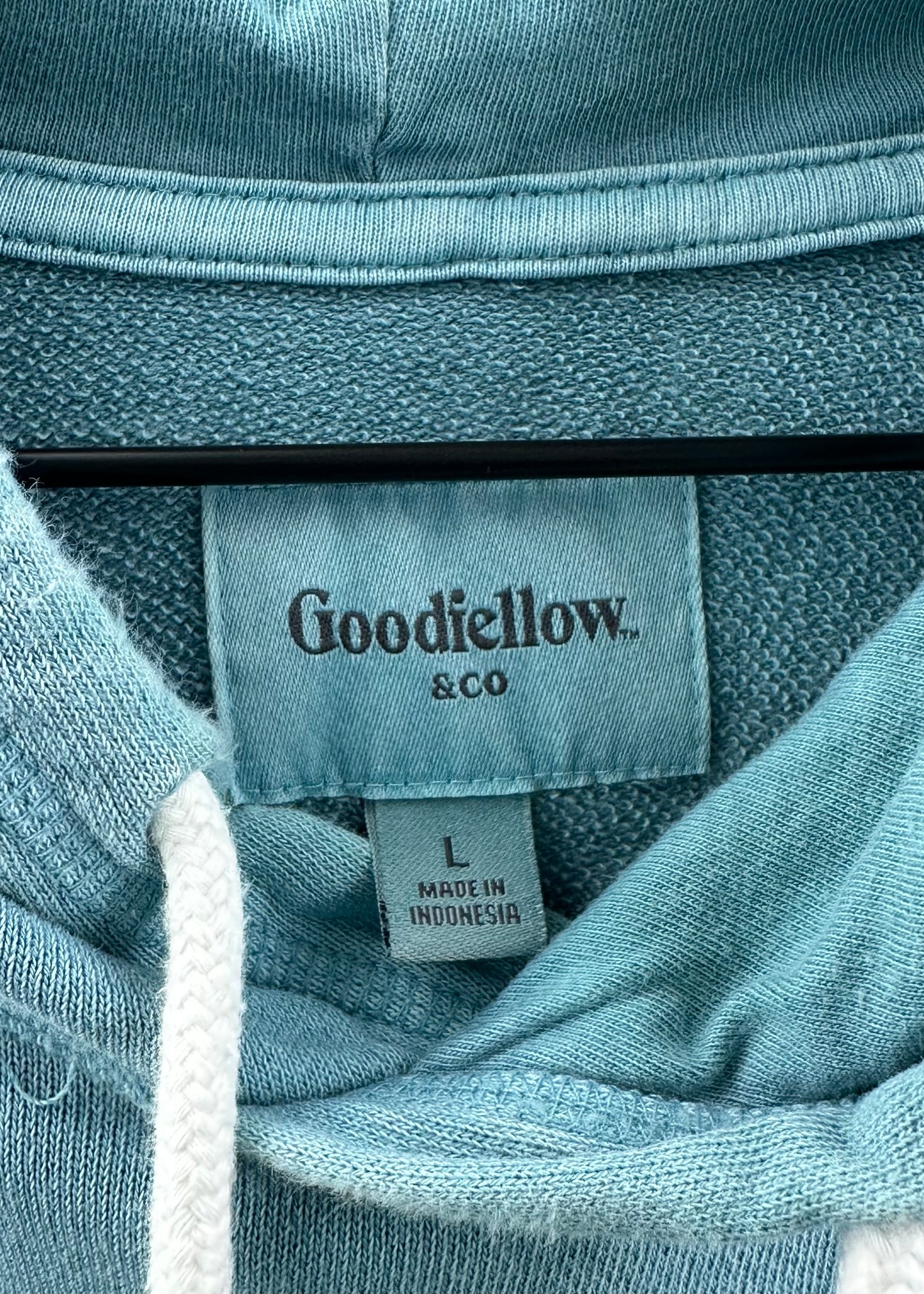 Mens Light Blue Hoodie By Goodiefellow