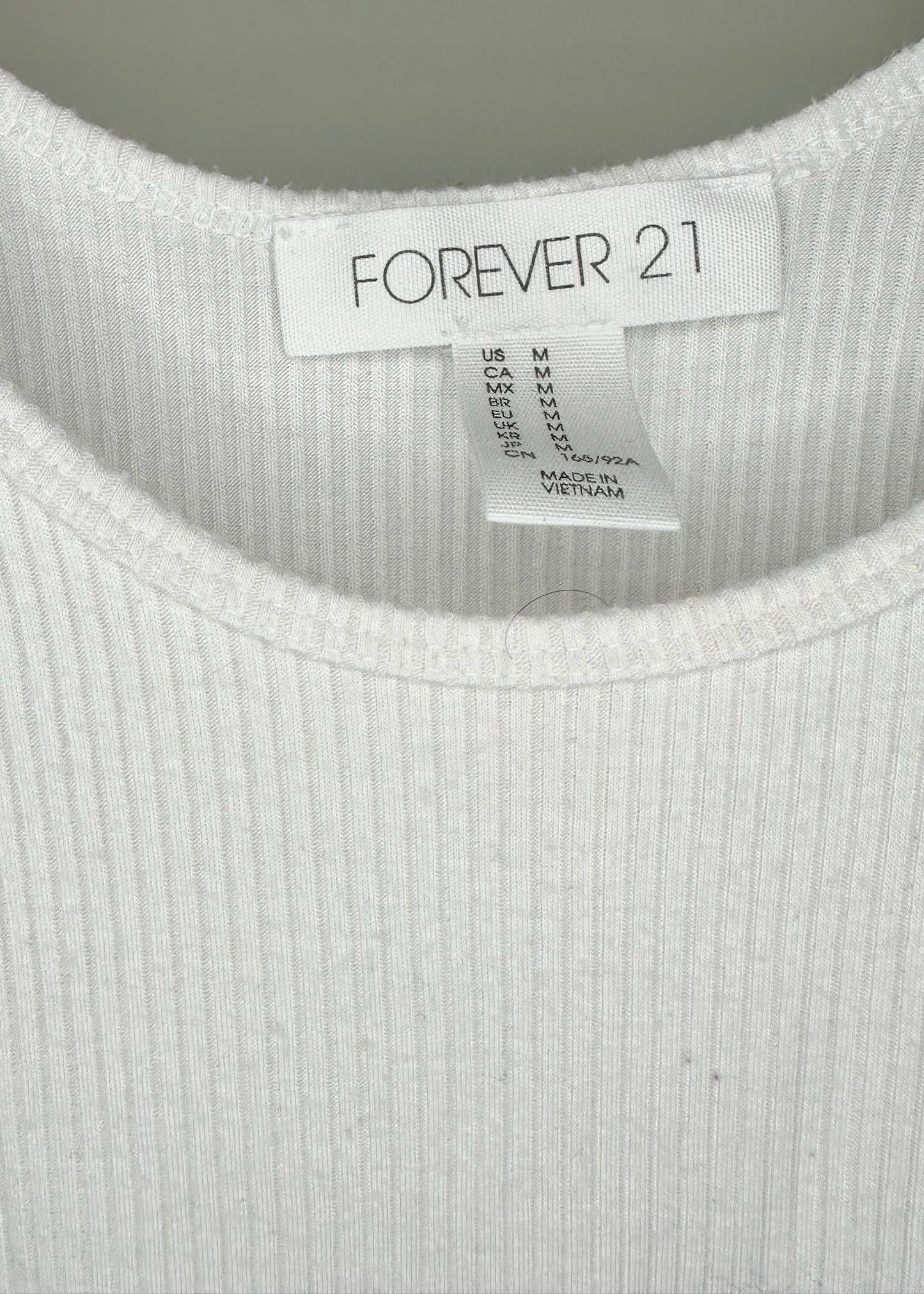 White Bodysuit by Forever 21
