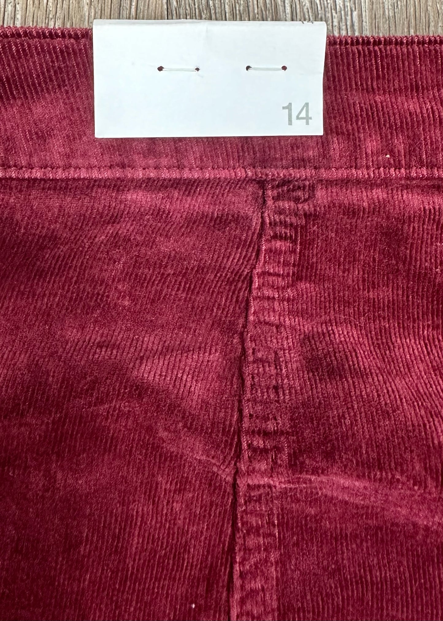 Burgundy Corduroy Skirt by Maurices