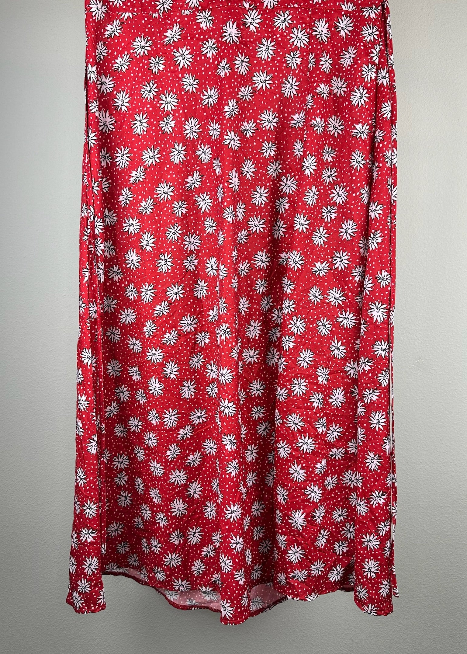 Red Floral Dress by Missguided
