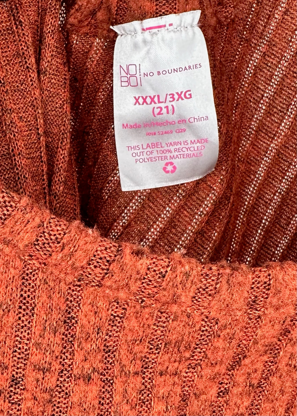 Burnt Orange Sweater by Not Boundaries