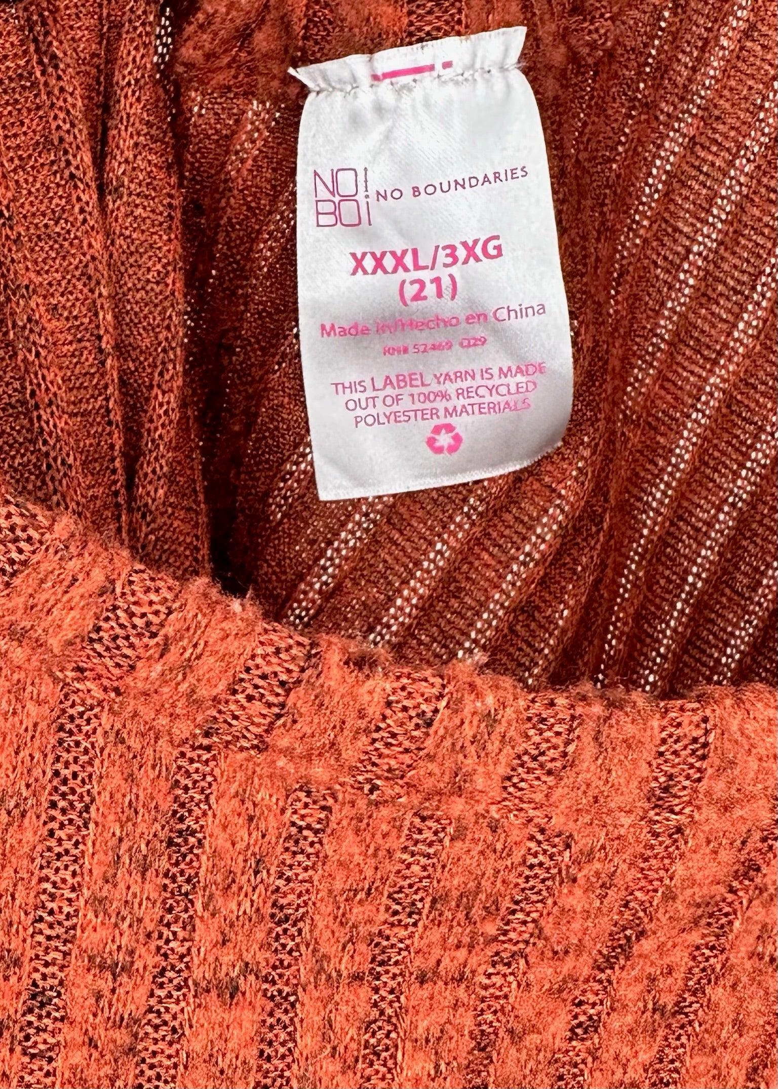 Burnt Orange Sweater by Not Boundaries
