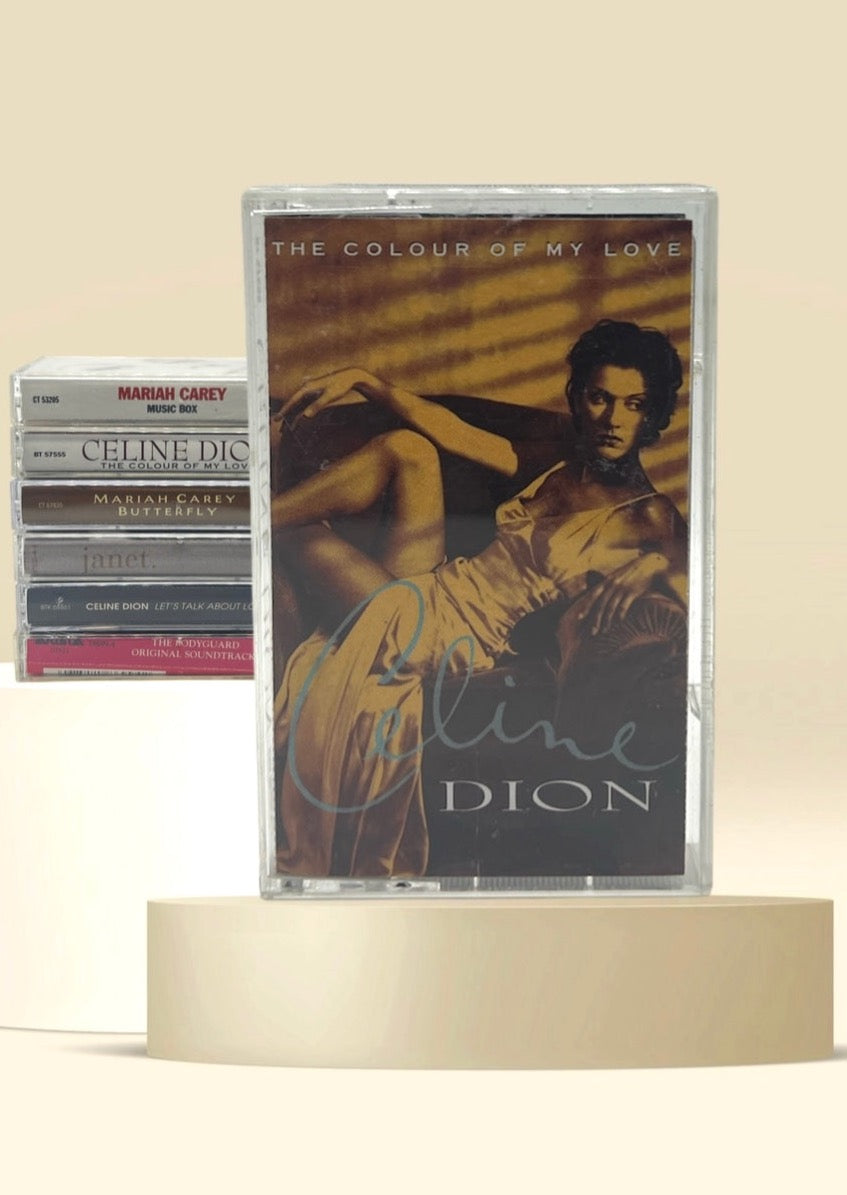Celine Dion The Colour of My Love Cassette Tape