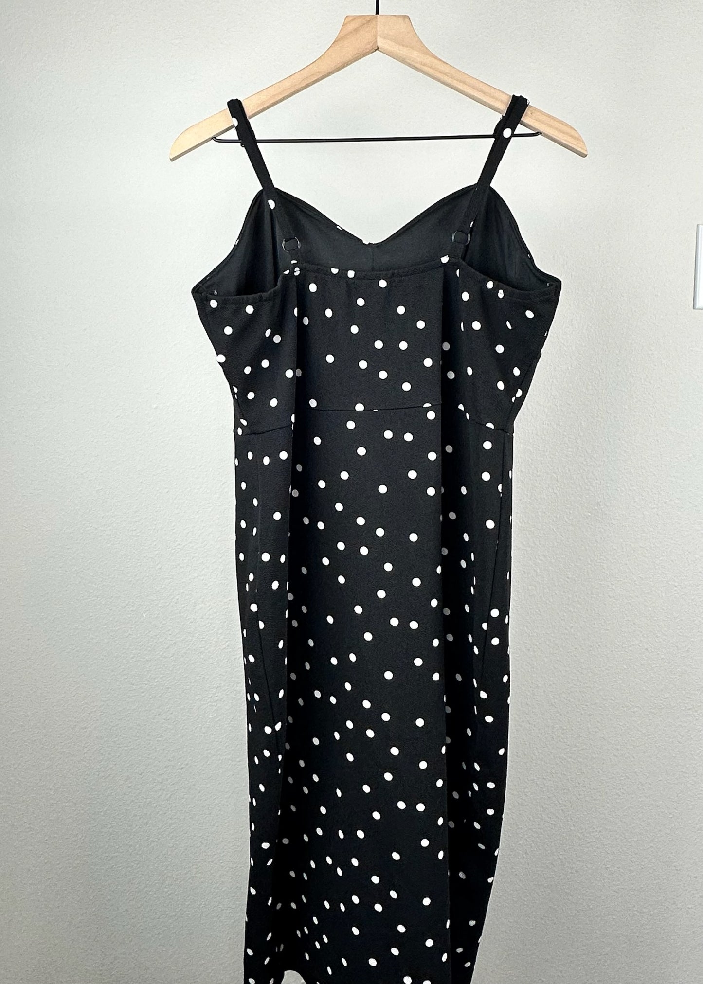 Black and White Polka Dot Dress by Fashion Nova