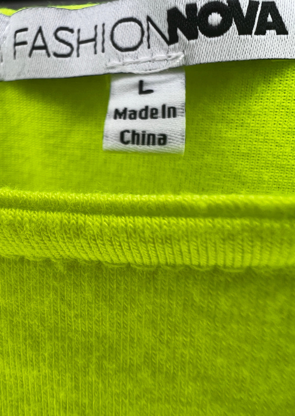 Neon Green Crop Top