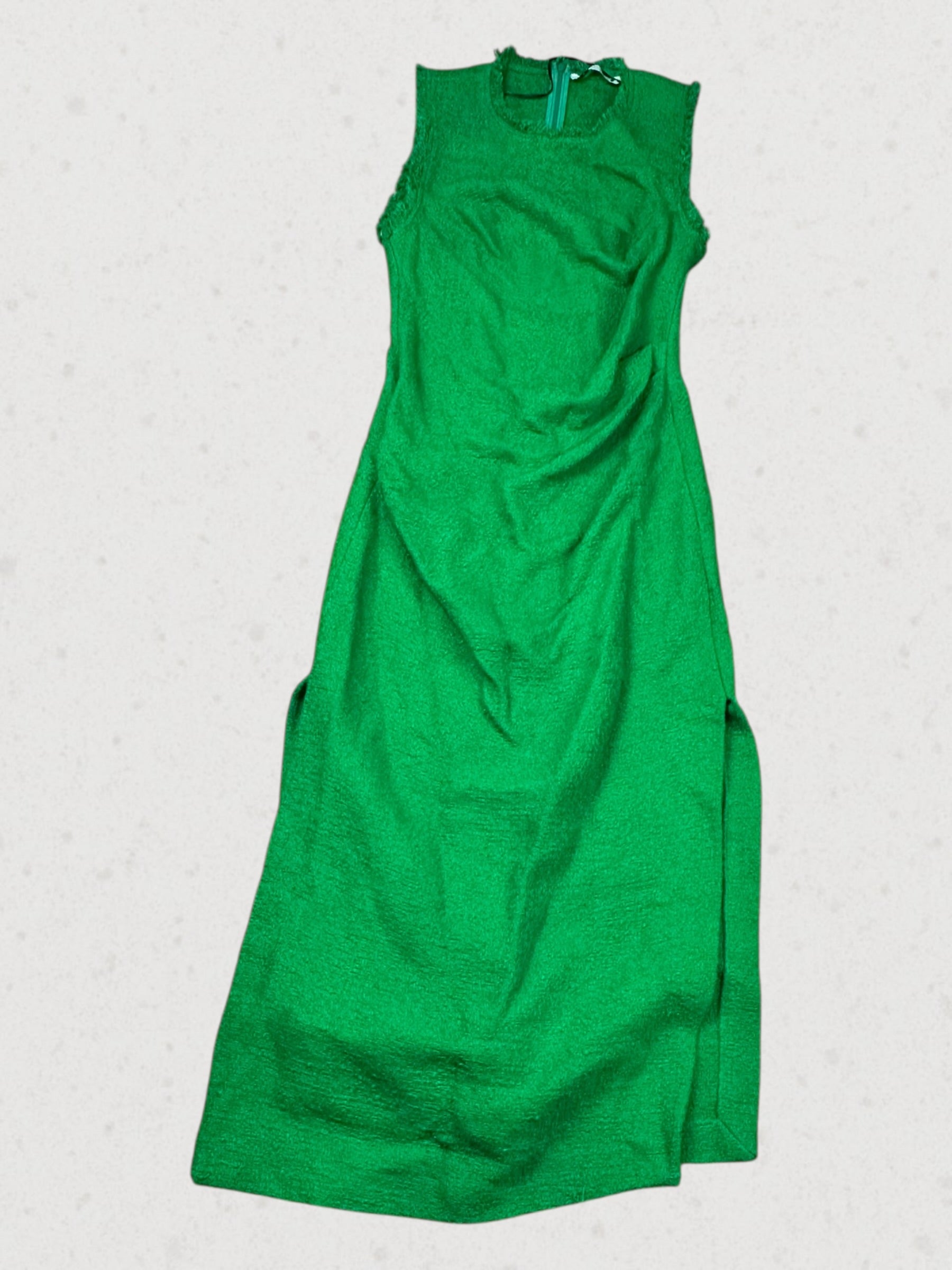 Green Fringe Zara Dress