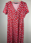 Red Floral Dress by Missguided