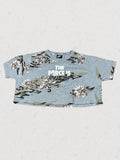 Grey Nike The Force Is Female Crop Shirt