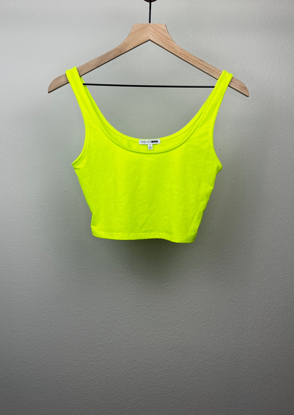 Neon Green Crop Top