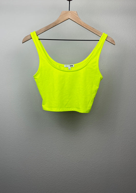 Neon Green Crop Top