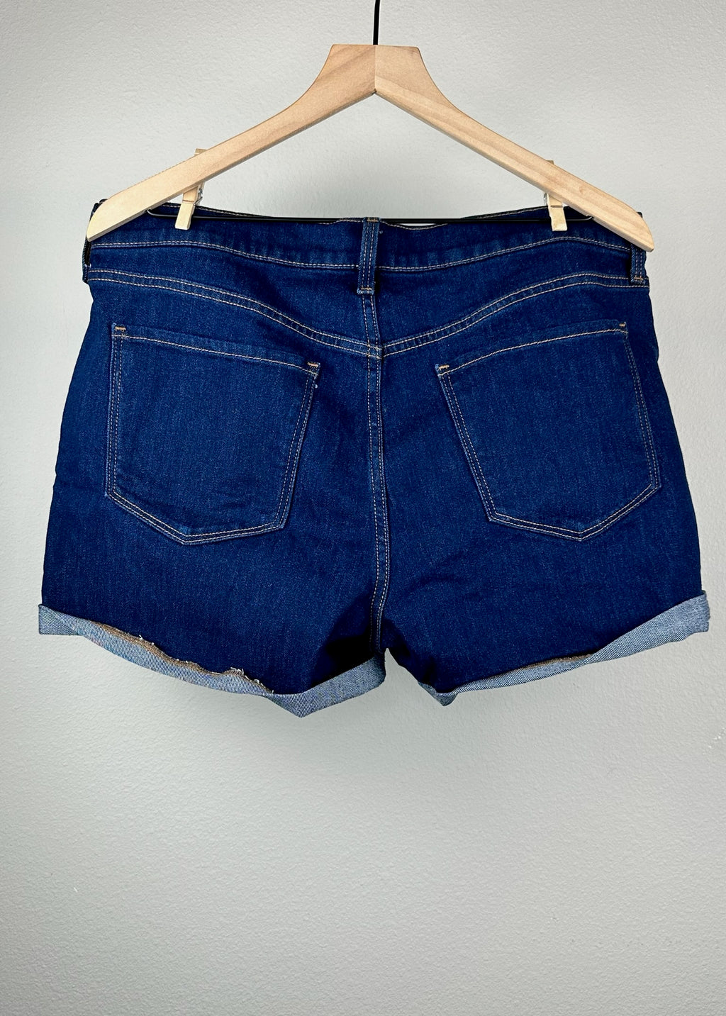 Dark Denim Shorts by Old Navy