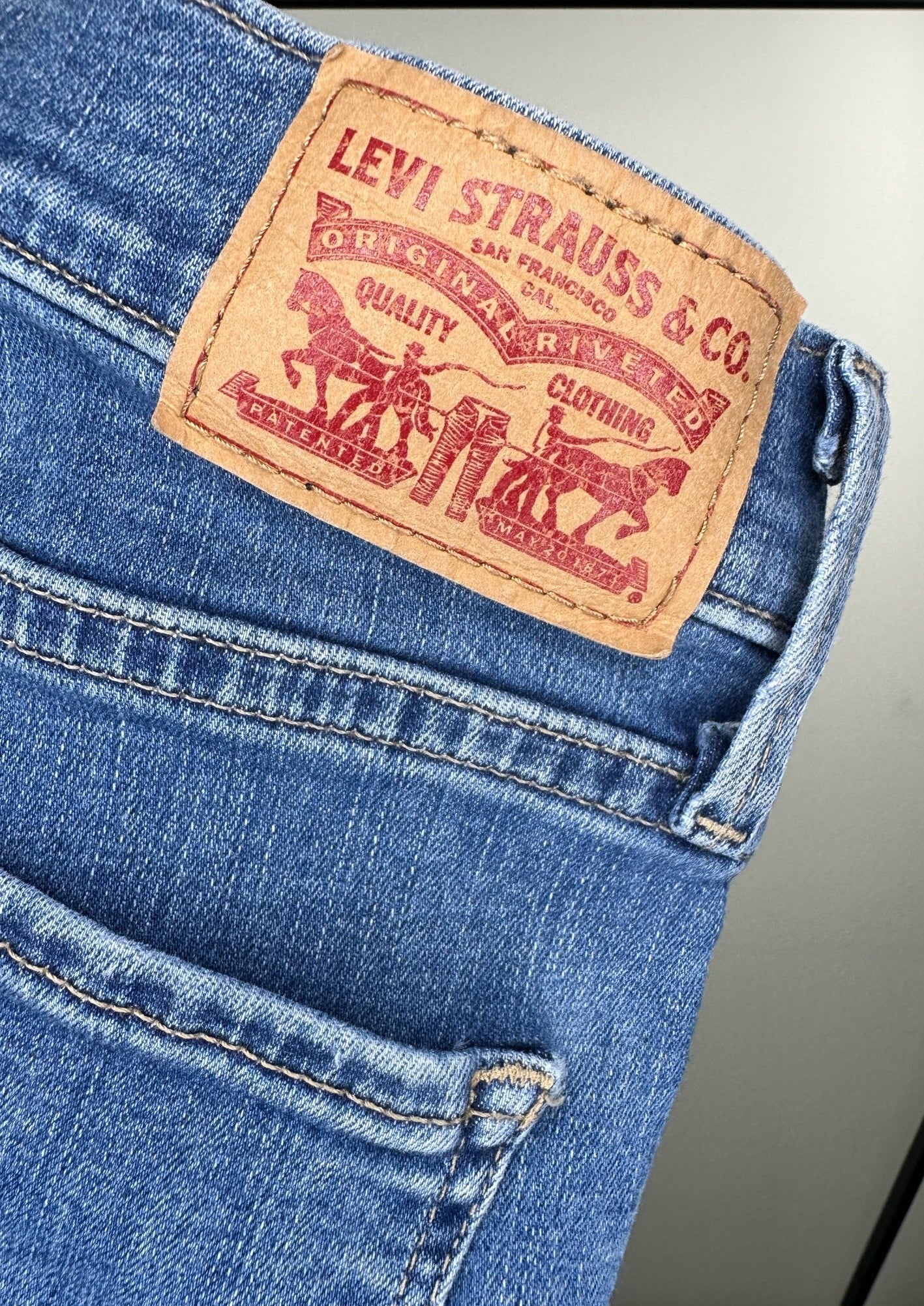High Rise Super Skinny Jeans By Levi Strauss