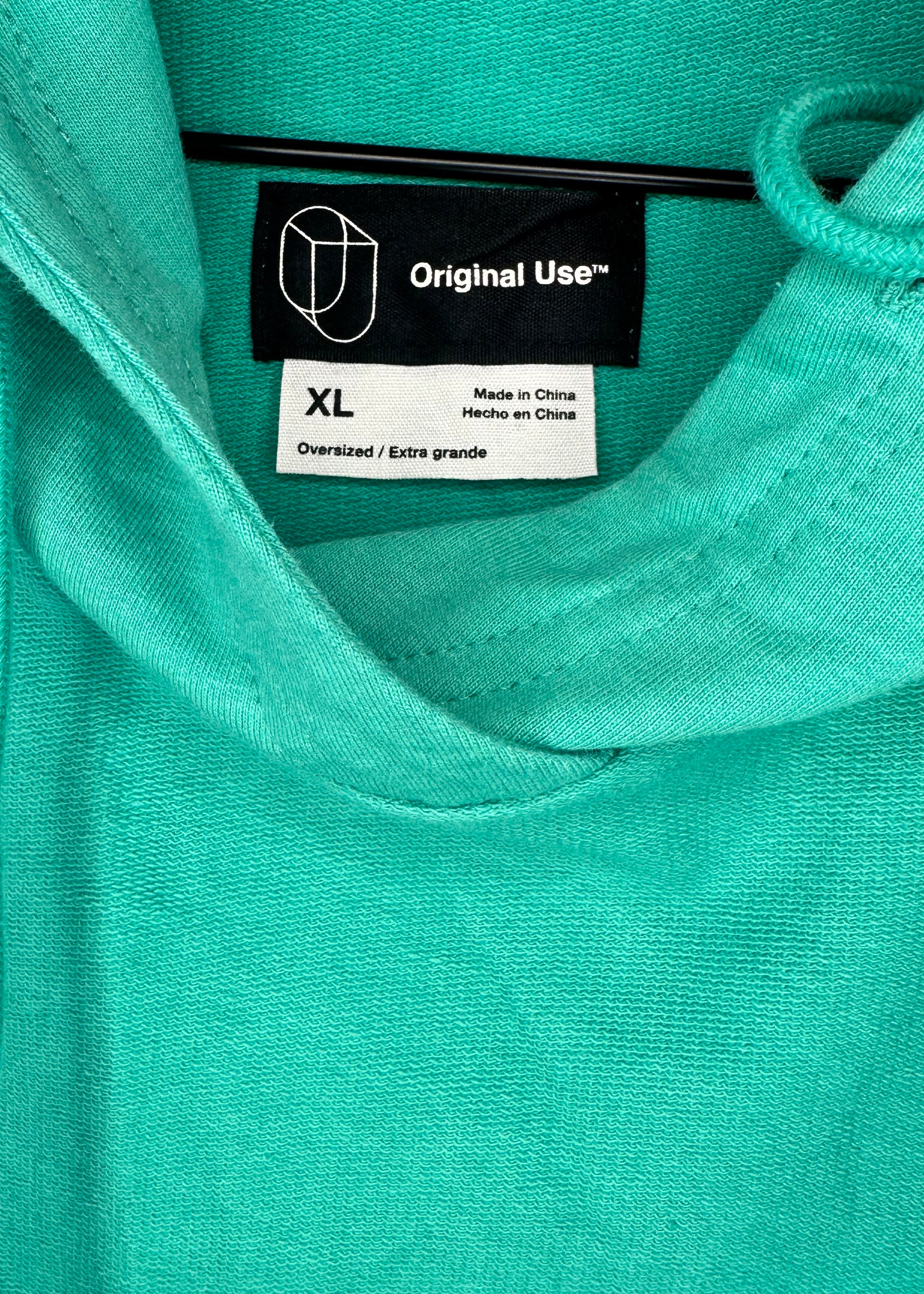Mens Green Hoodie By Original Use