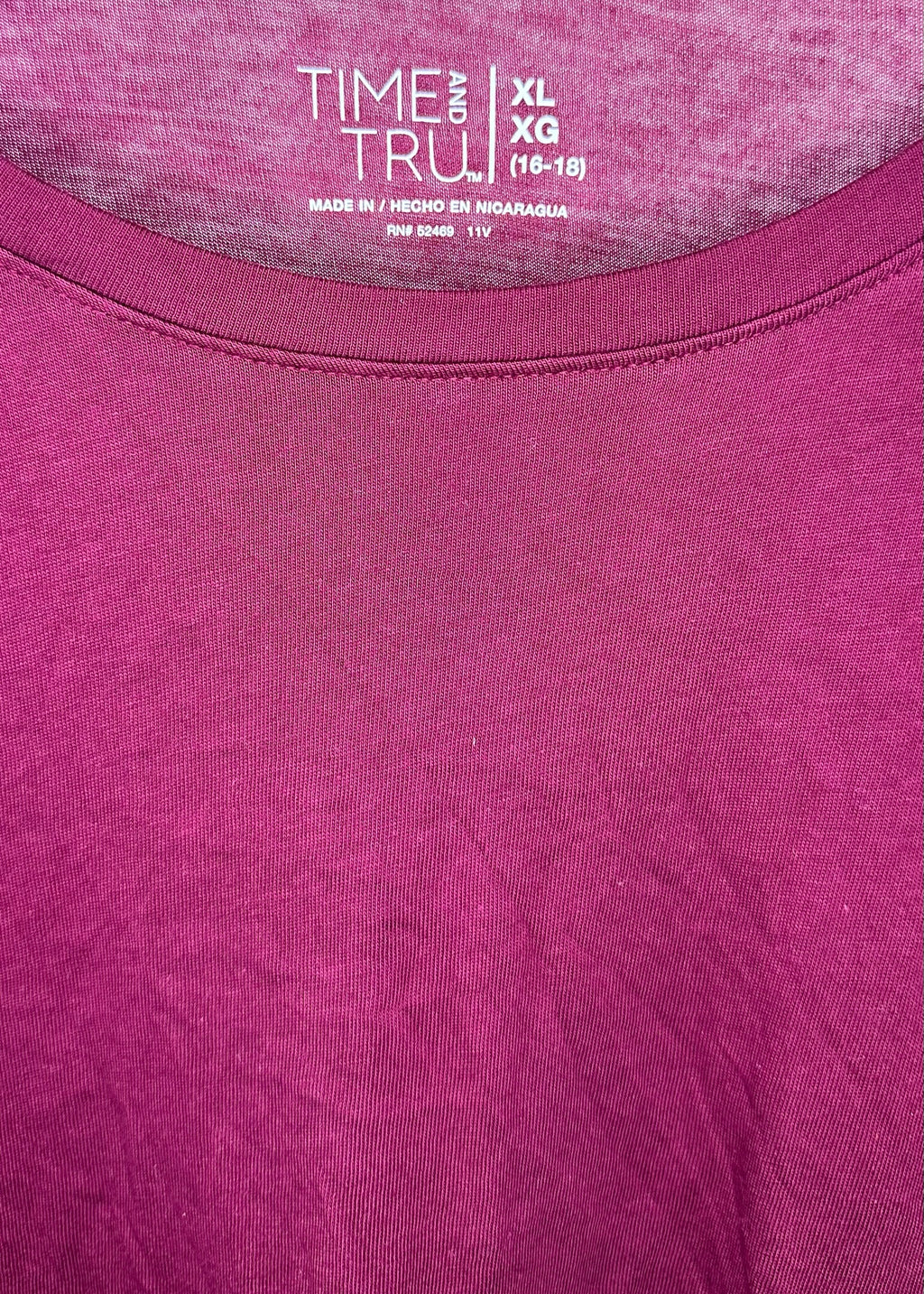 Burgundy Long Sleeve Shirt by Time and Tru