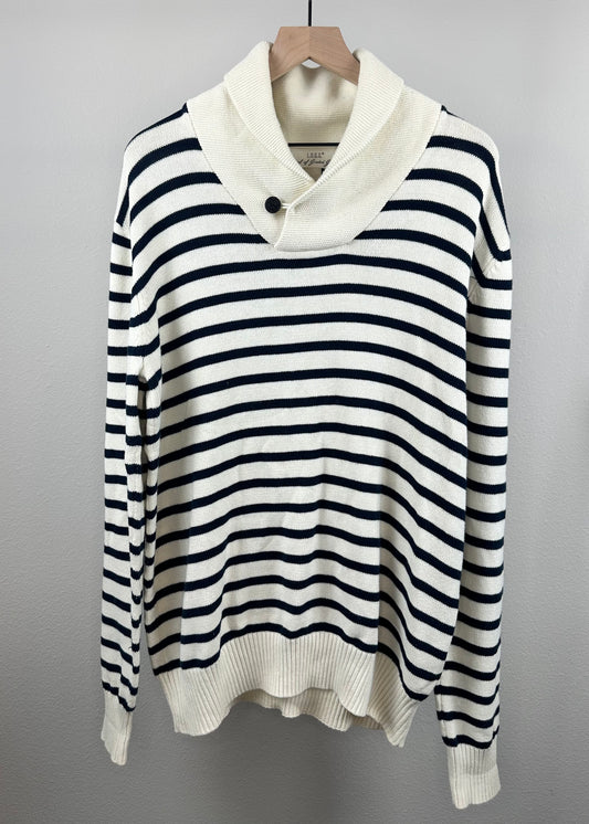 Blue and White Sweater By H&M