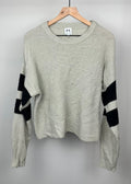 Tan and Black Sweater by John + Jen