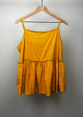 Golden Yellow Babydoll Top by Boohoo