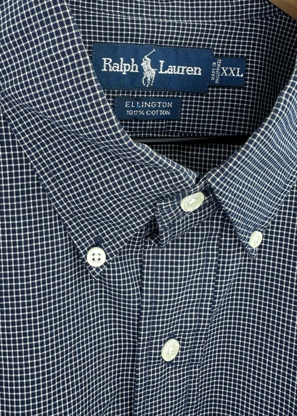 Blue Long Sleeve Button Up By Polo