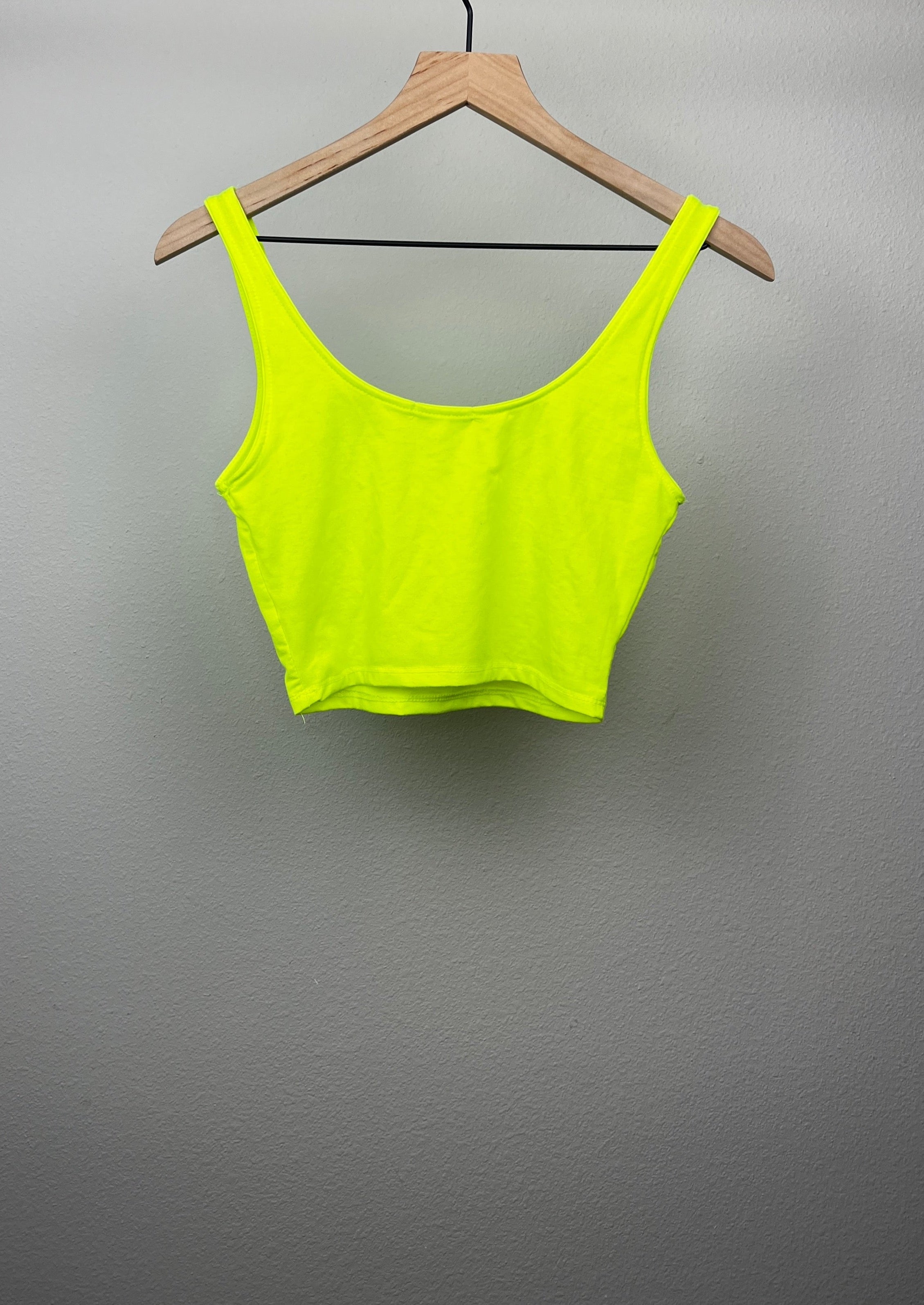 Neon Green Crop Top