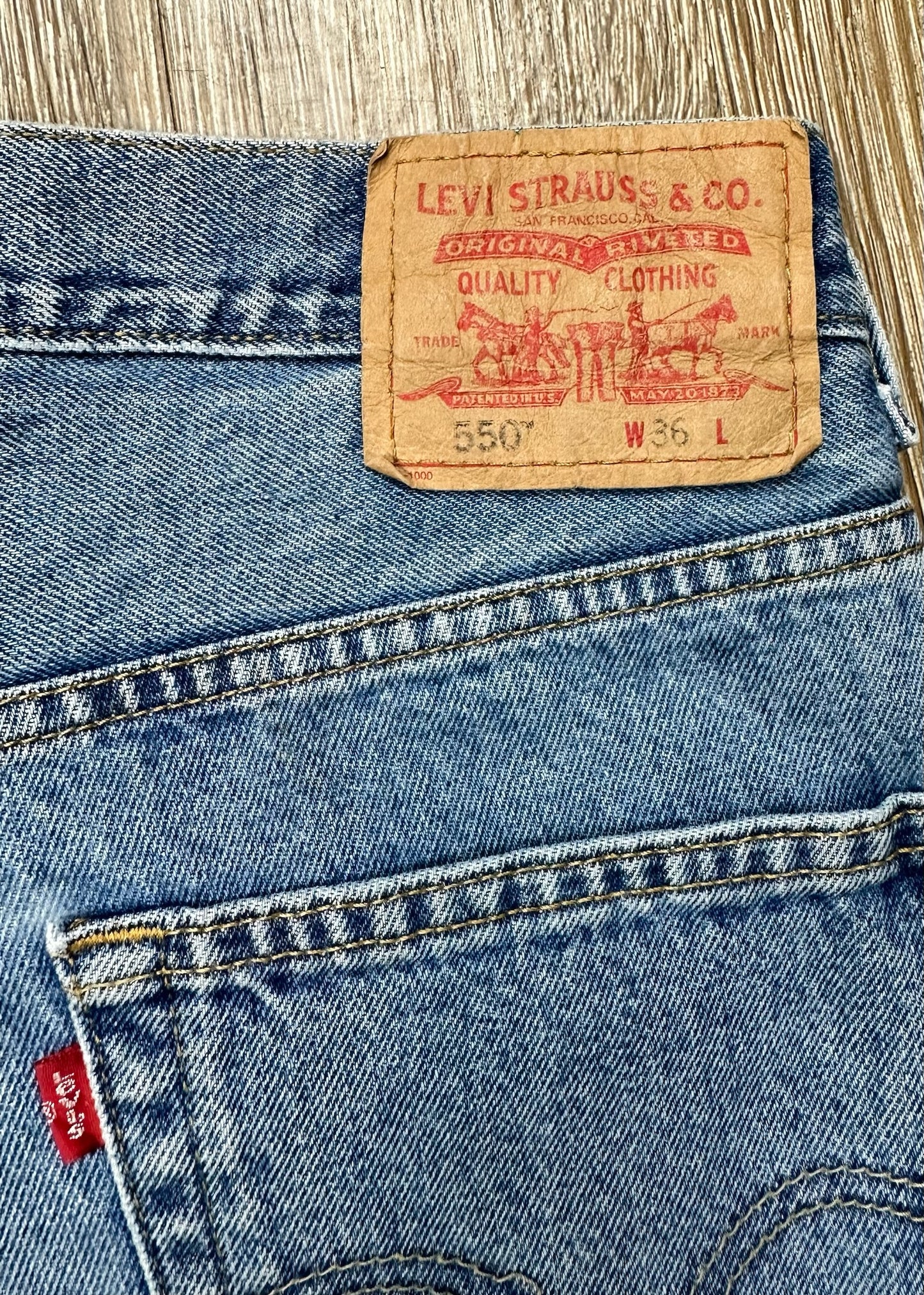 Levi’s 550 Vintage Relaxed Fit Denim Shorts