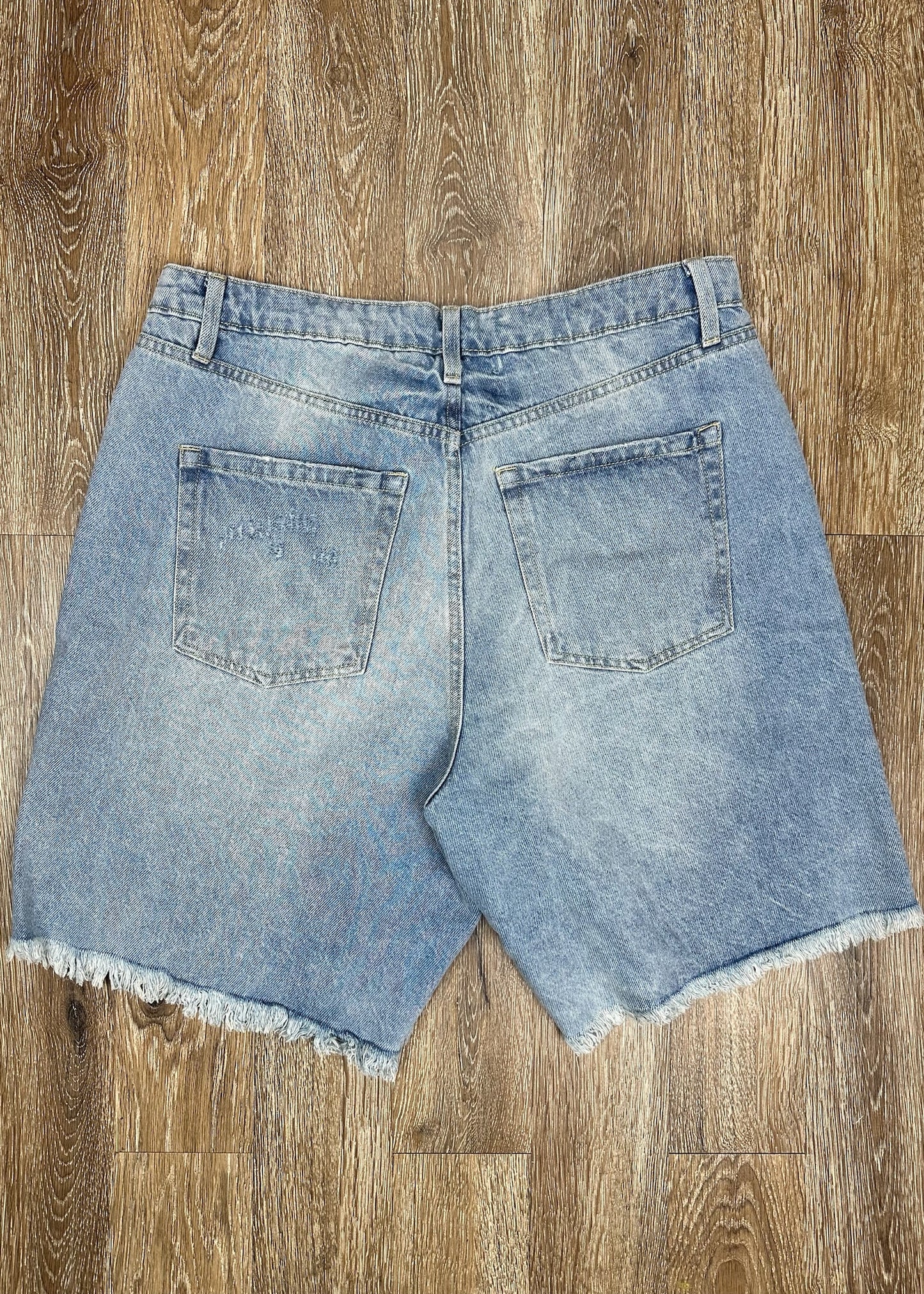 Light Denim Shorts by Wild Fable